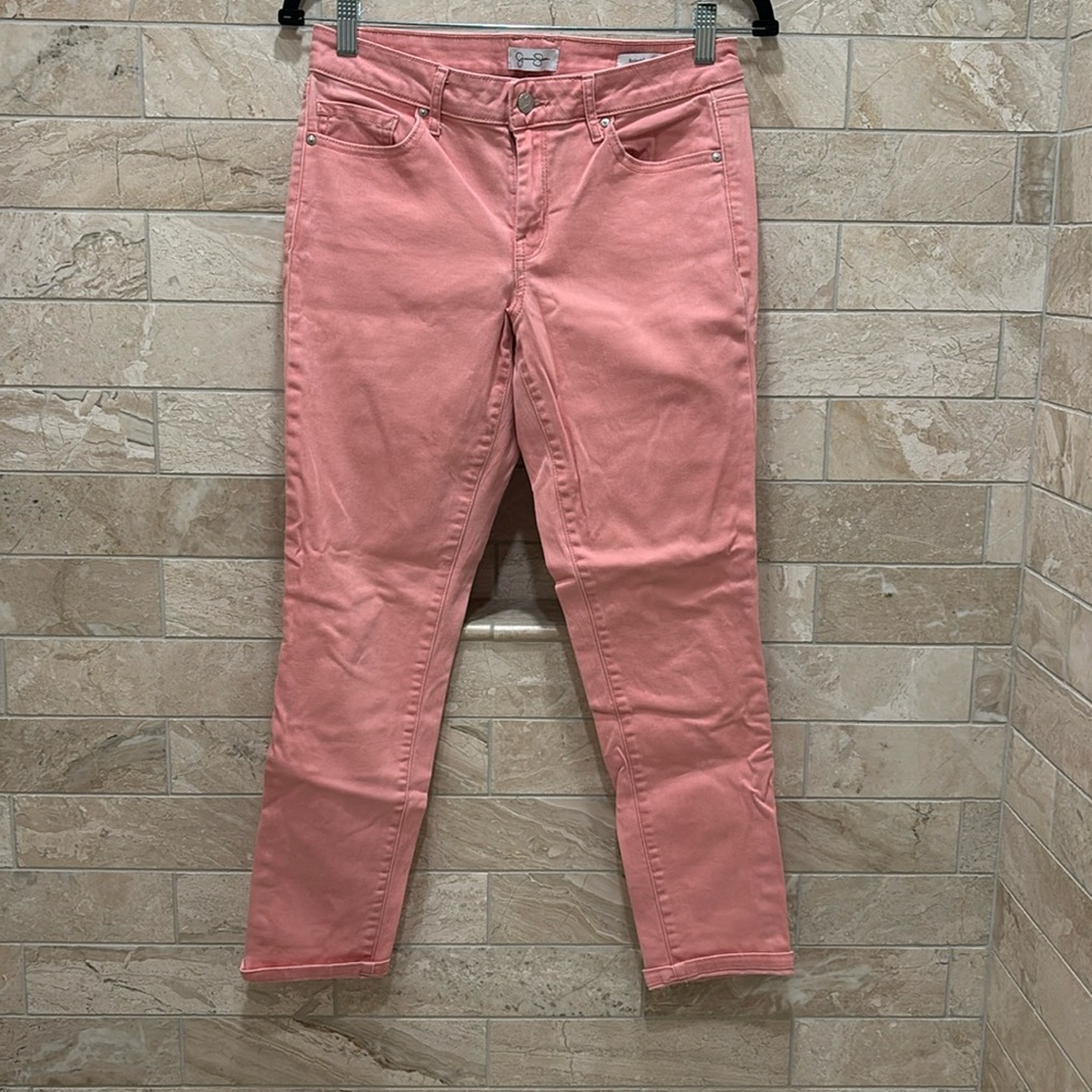 Like New Jessica Simpson Rolled Crop Skinny Jeans